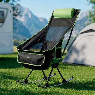Silla Mecedora Plegable de Camping 2 en 1 Trillow