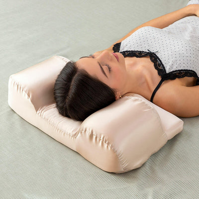 Almohada Cervical Antiarrugas con Funda de Satén Youthlow