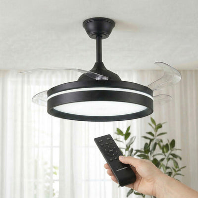 Ventilador de Techo con Luz LED y Mando a Distancia